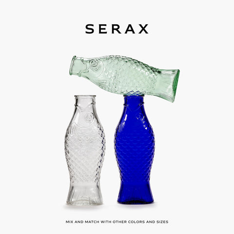 Serax fridge-ready beverage dispenser keeps drinks chilled and ready.