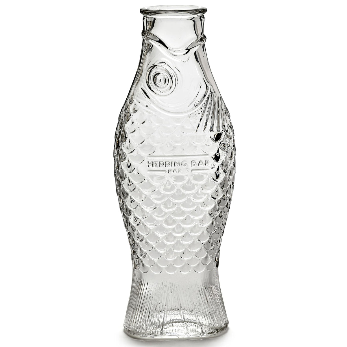 Serax glass water pitcher by Paola Navone, clear and versatile for daily use.