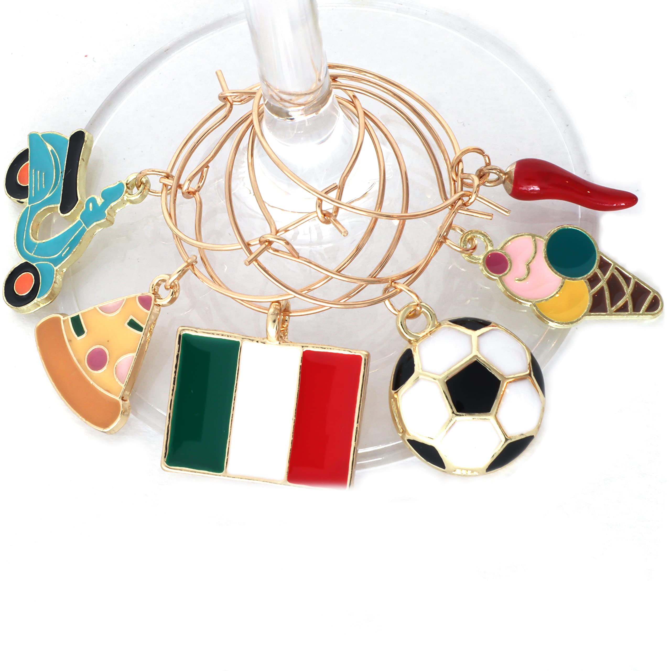 Serendipity Vespa charm close-up; a stylish touch for entertaining.