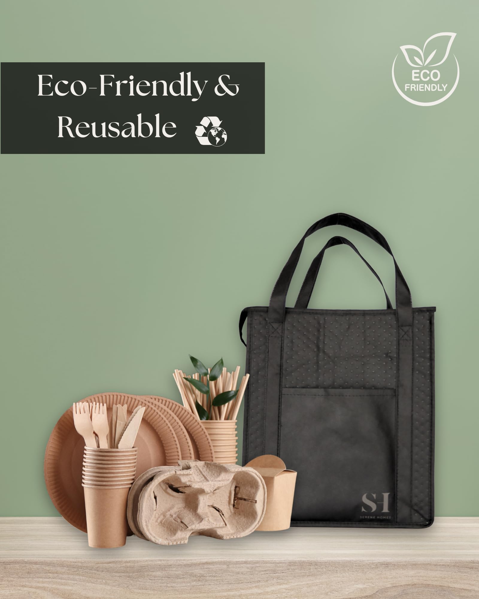 Convenient side pockets store lists, cards, or small essentials.