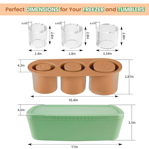 SERENEWARE long-lasting freezable ice mold designed for repeated use
