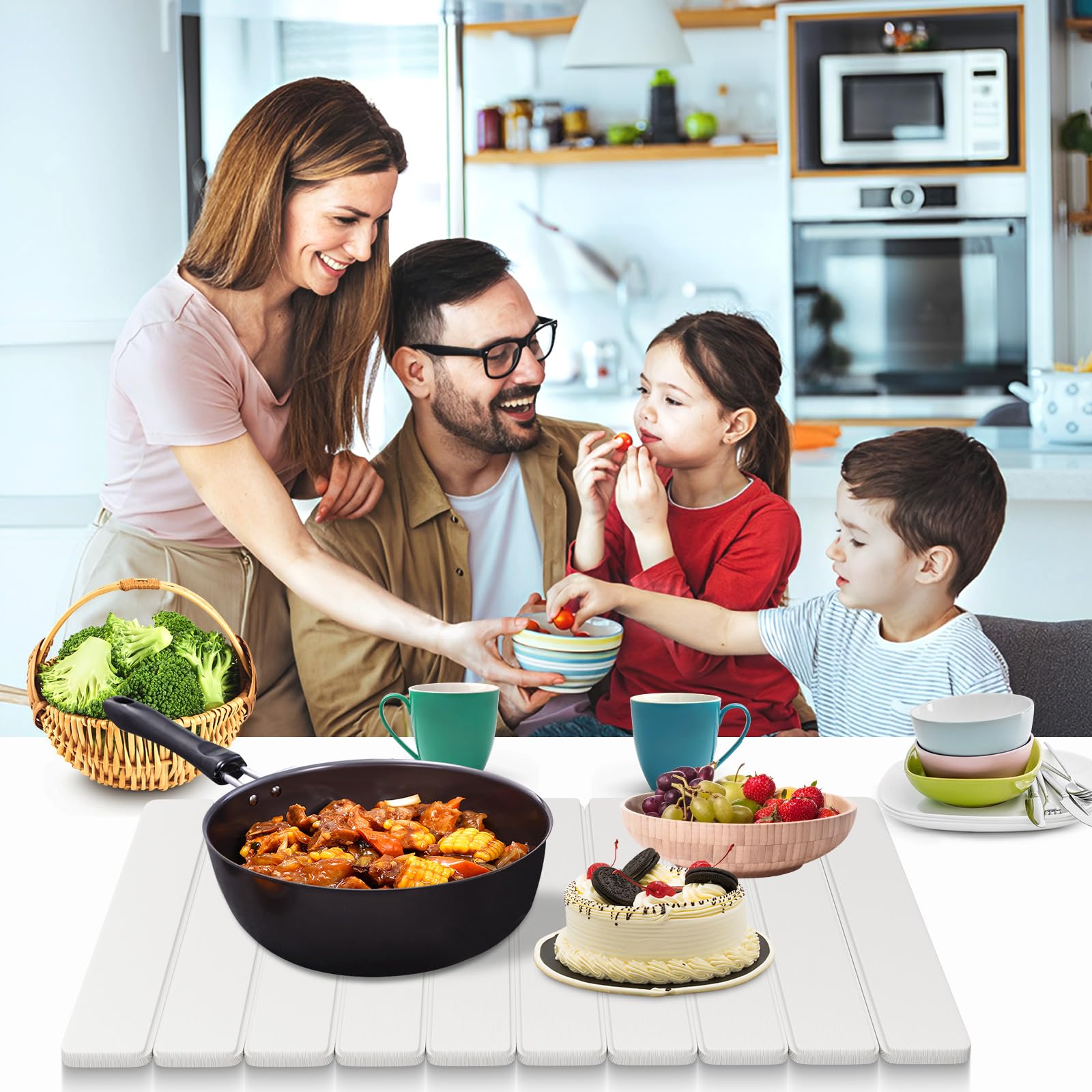 Seropy packaging highlights the diatomaceous earth mat and accessories.