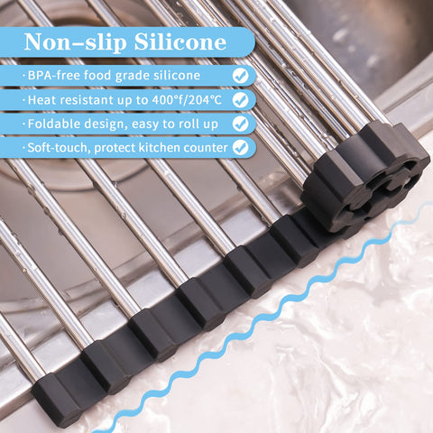 Seropy heat-resistant up to 400°F for safe cooling near hot cookware.