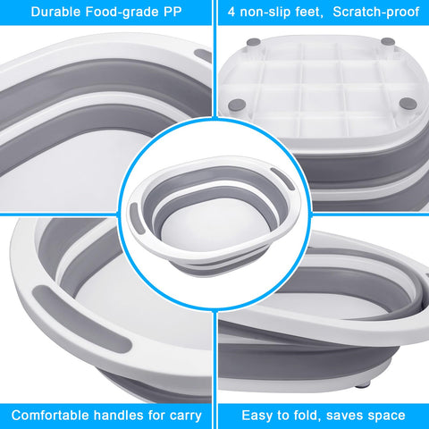 Seropy multi-use camping sink ideal for outdoor prep and cleanup.