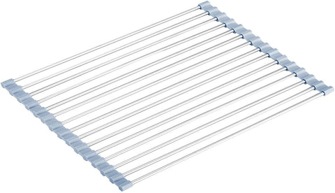 Seropy roll-up rack folded storage keeps counters clear when not in use.