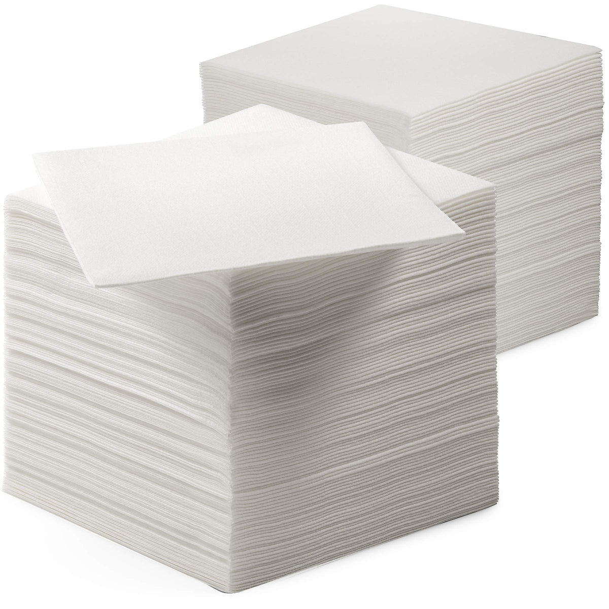 Servietto 200 linen-feel napkins, front view, elegant disposable decor for venues.