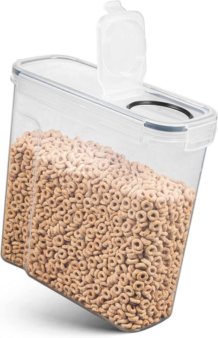 Seseno BPA-free plastic canisters keep dry goods safe and organized