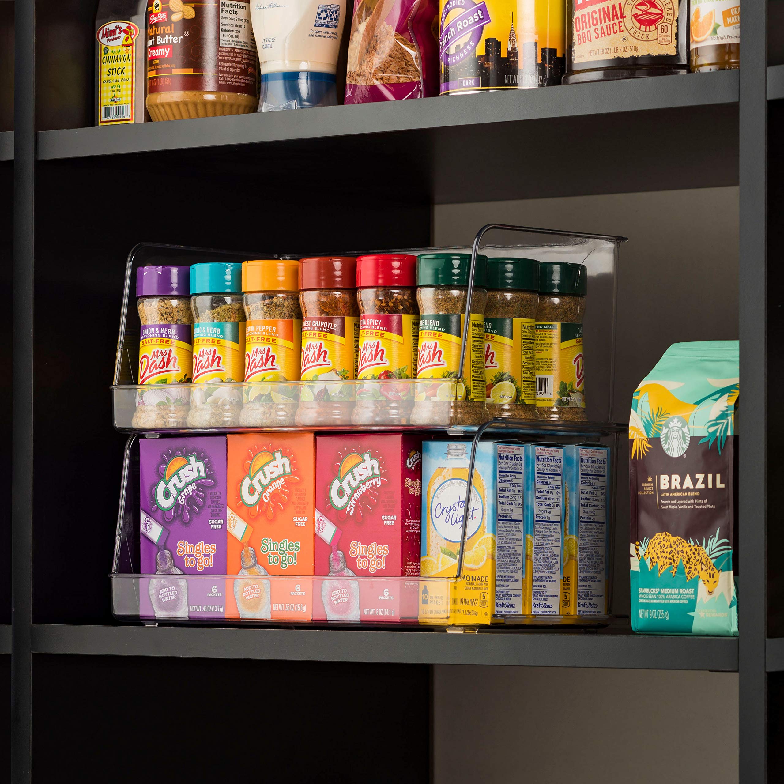 Seseno BPA-free plastic bin for drawers and shelves