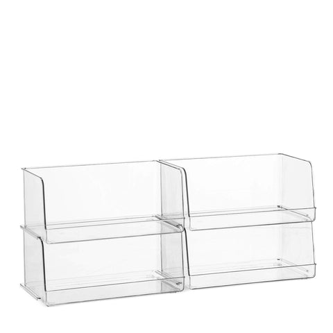 Seseno clear drawer organizer bin perfect for snacks and boxes