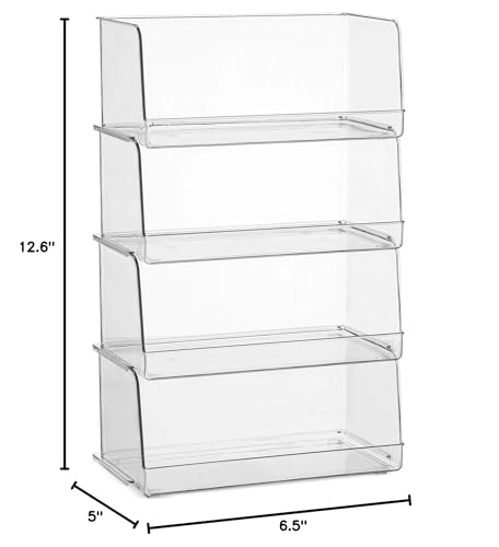 Seseno versatile clear bin for garage and playroom storage