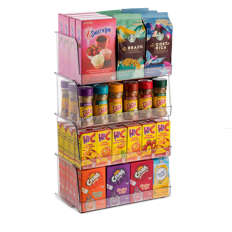 Seseno stackable pantry bins maximize space and visibility
