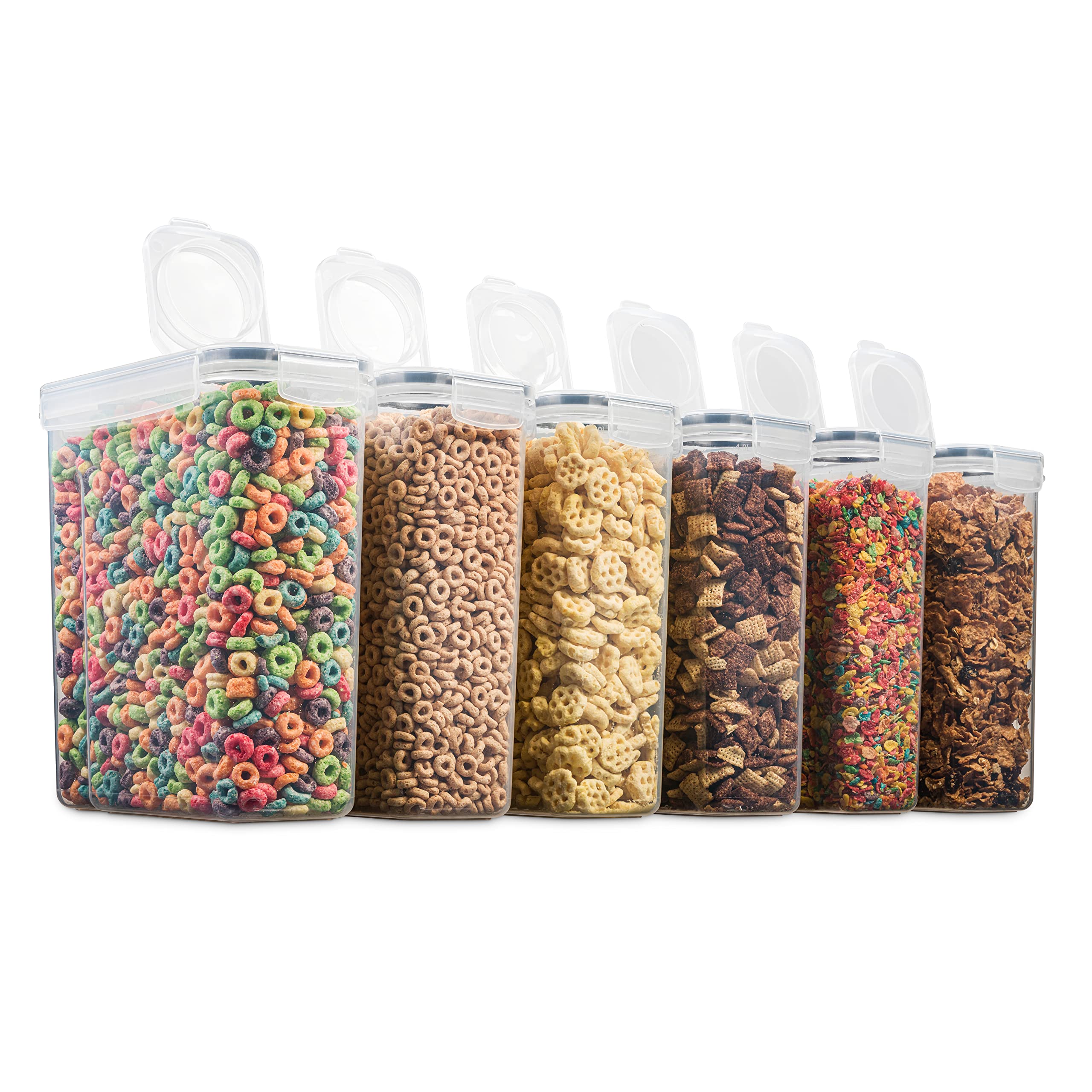 Seseno containers store pet food, baking supplies, snacks with ease.