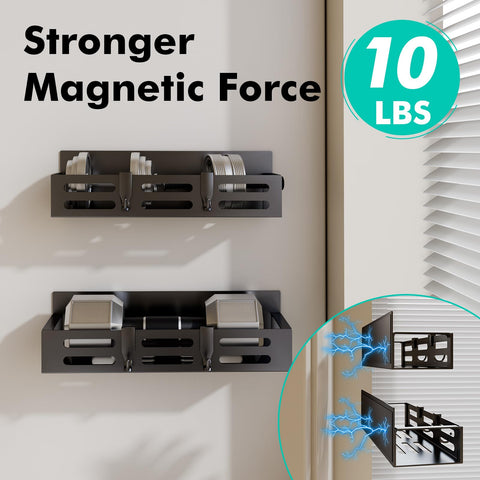 SETBAOO paper towel holder mounted magnetically for quick access.