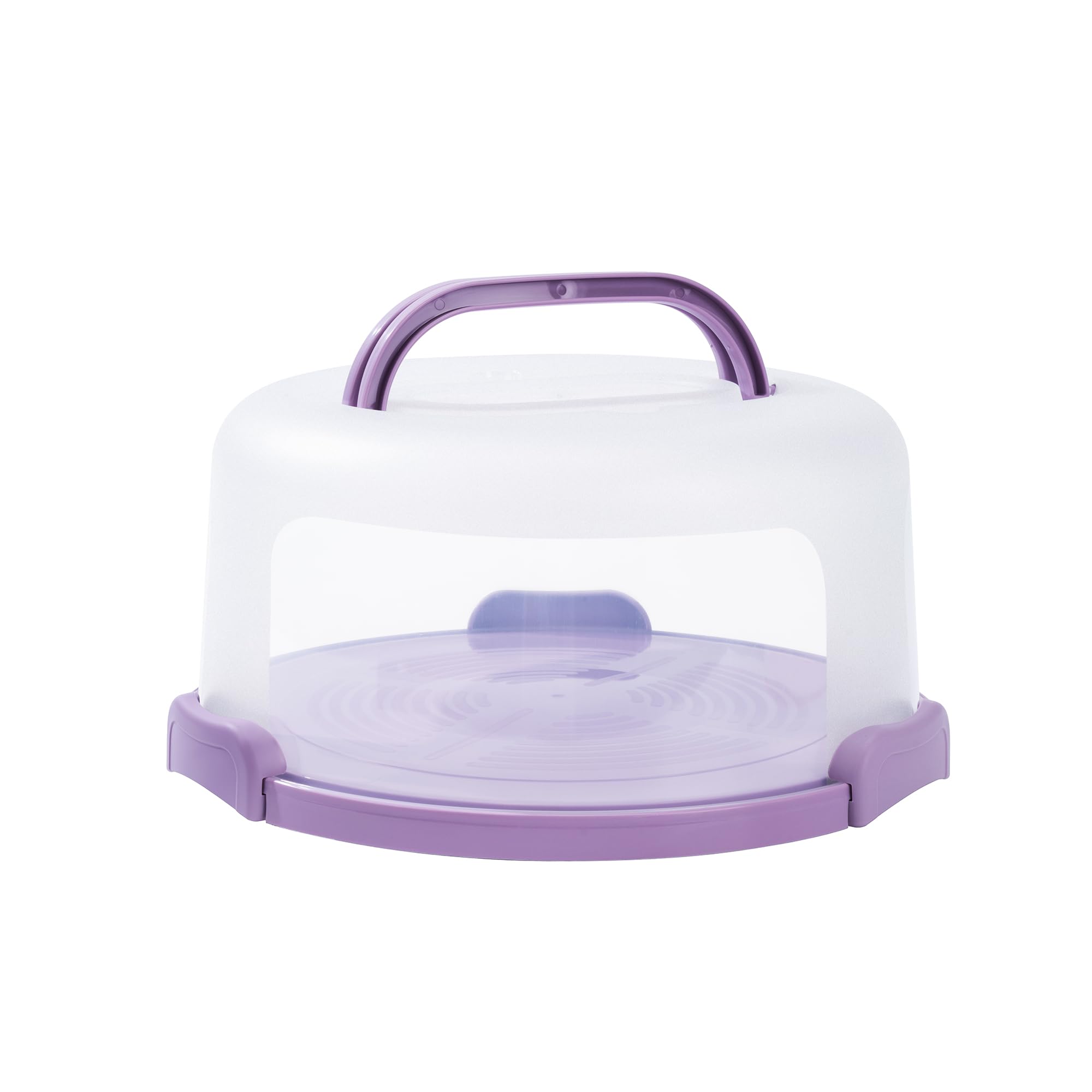SETLUX round cake holder with handle for easy carrying
