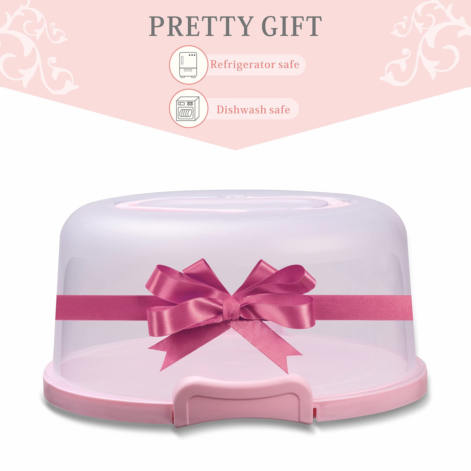 SETLUX transport-ready cake carrier for on-the-go storage and events