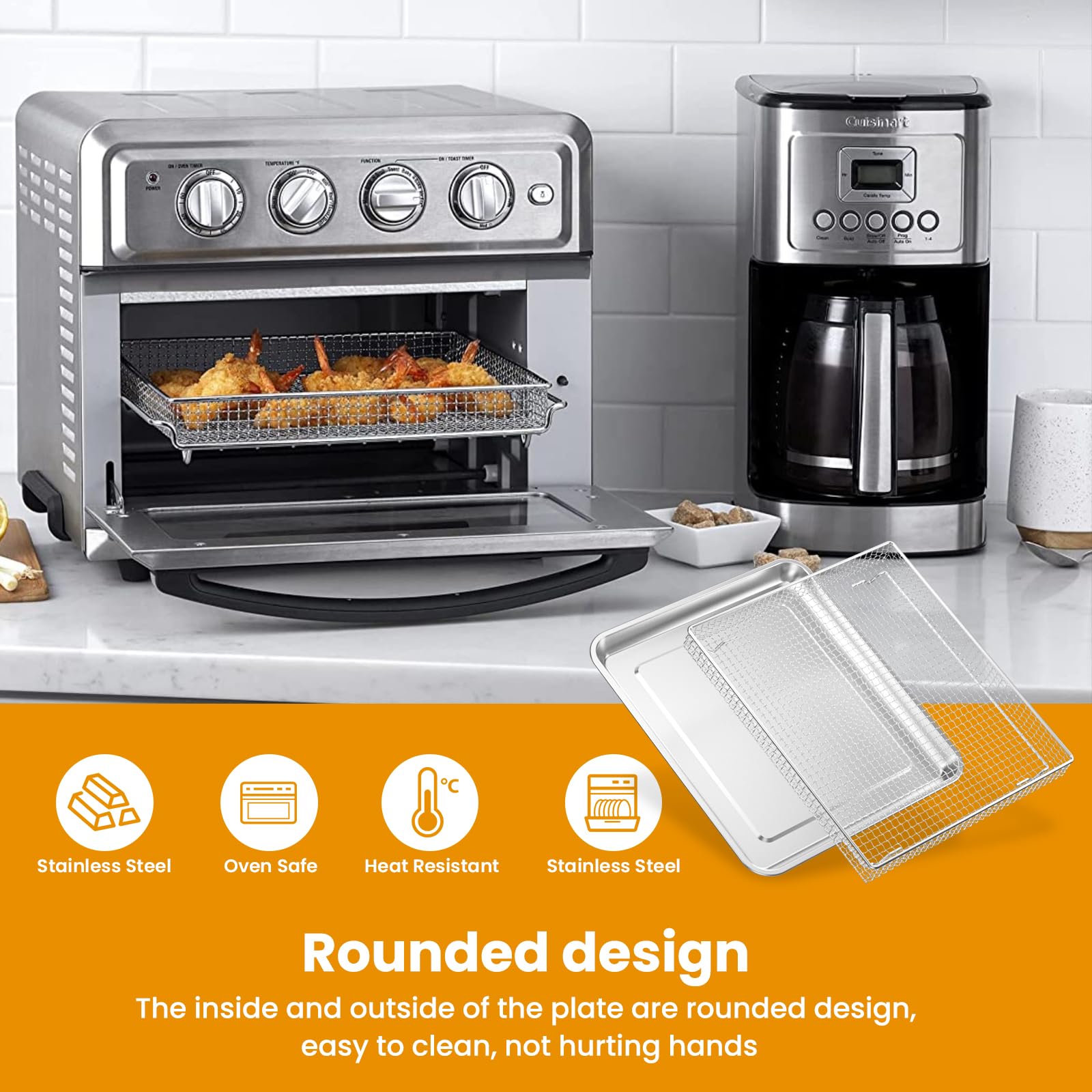 SettleDown food-grade stainless steel construction emphasizes non-toxic durability