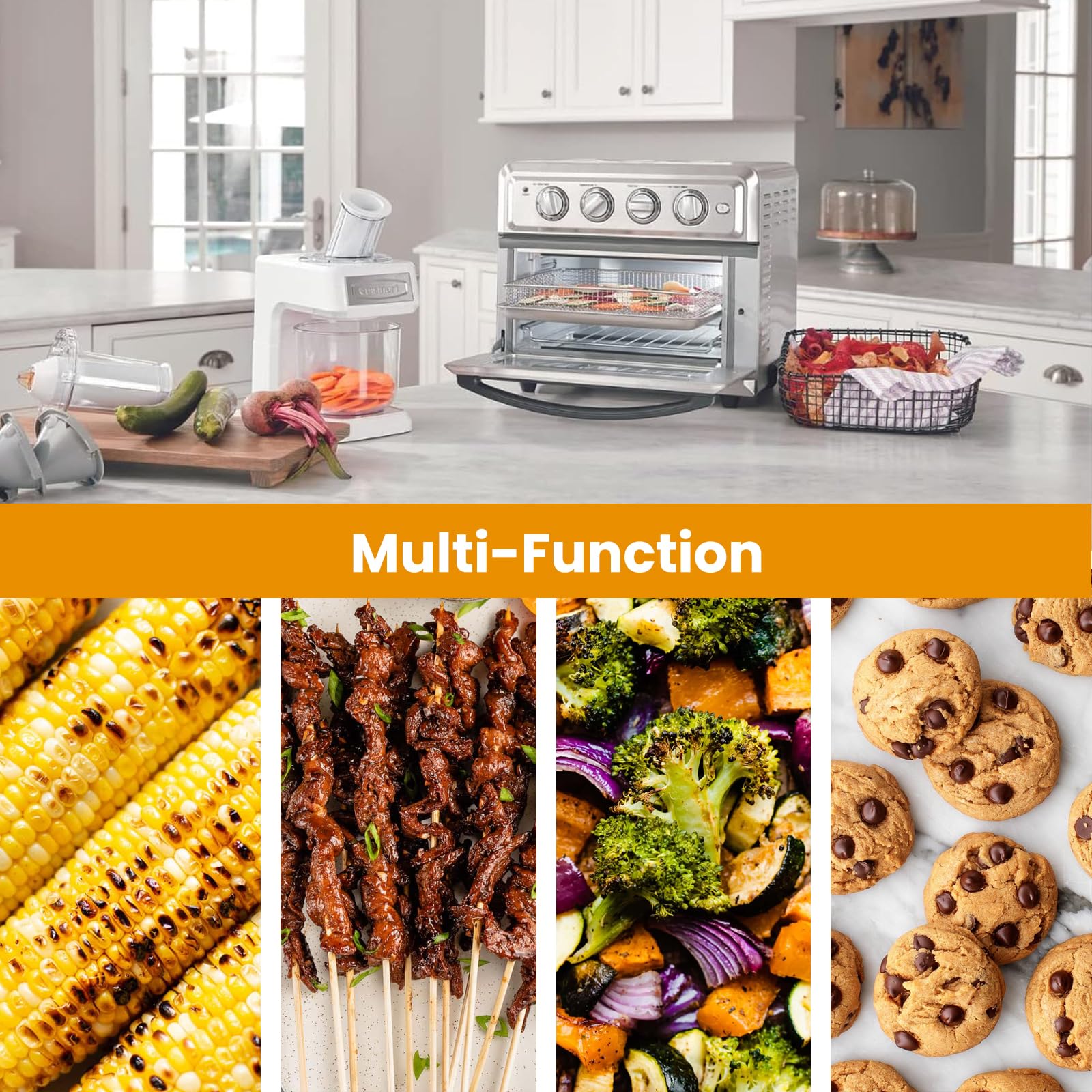 SettleDown durable stainless steel construction resists high heat and wear.
