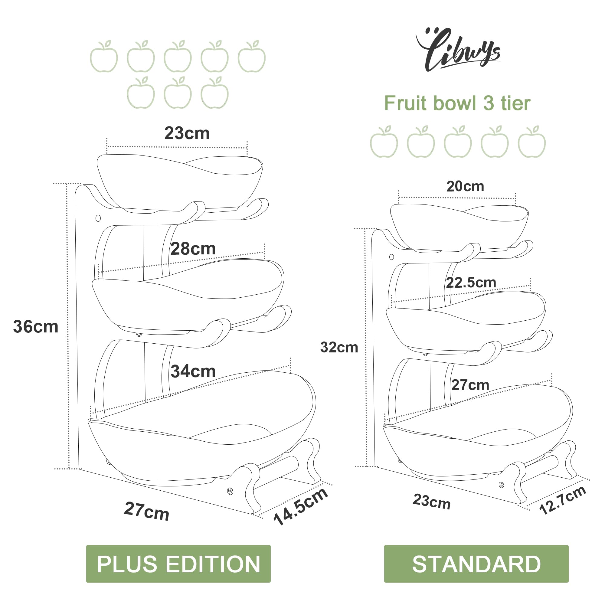 Seven Sparta gift-ready packaging for weddings or housewarmings with fruit bowl