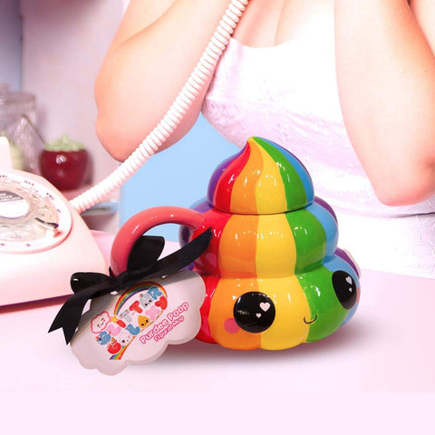 Seven20 official licensed rainbow mug perfect as a fun gift.