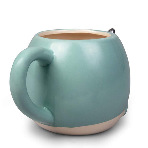 Glossy finish and galactic sparkle on the narwhal mug.