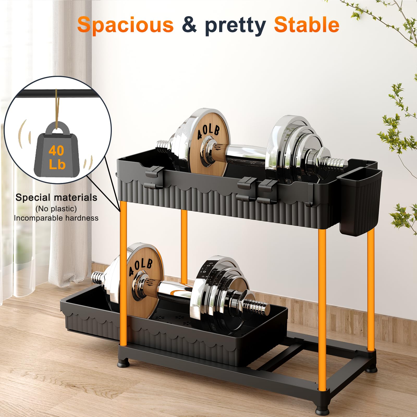 Sevenblue easy, tool-free assembly for quick setup.
