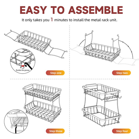 Sevenblue open design promotes air flow to keep produce fresher longer.
