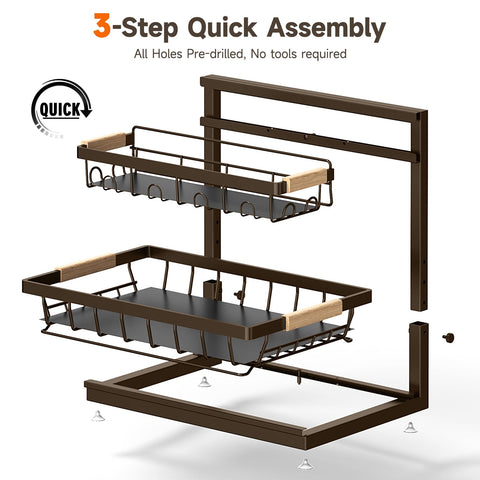 Sevenblue easy-to-clean design simplifies maintenance after spills.