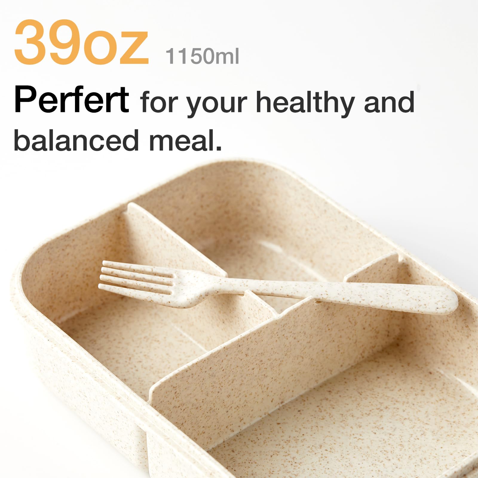 SEVENY Bento Box BPA-free material ensures safe reheating and reuse.