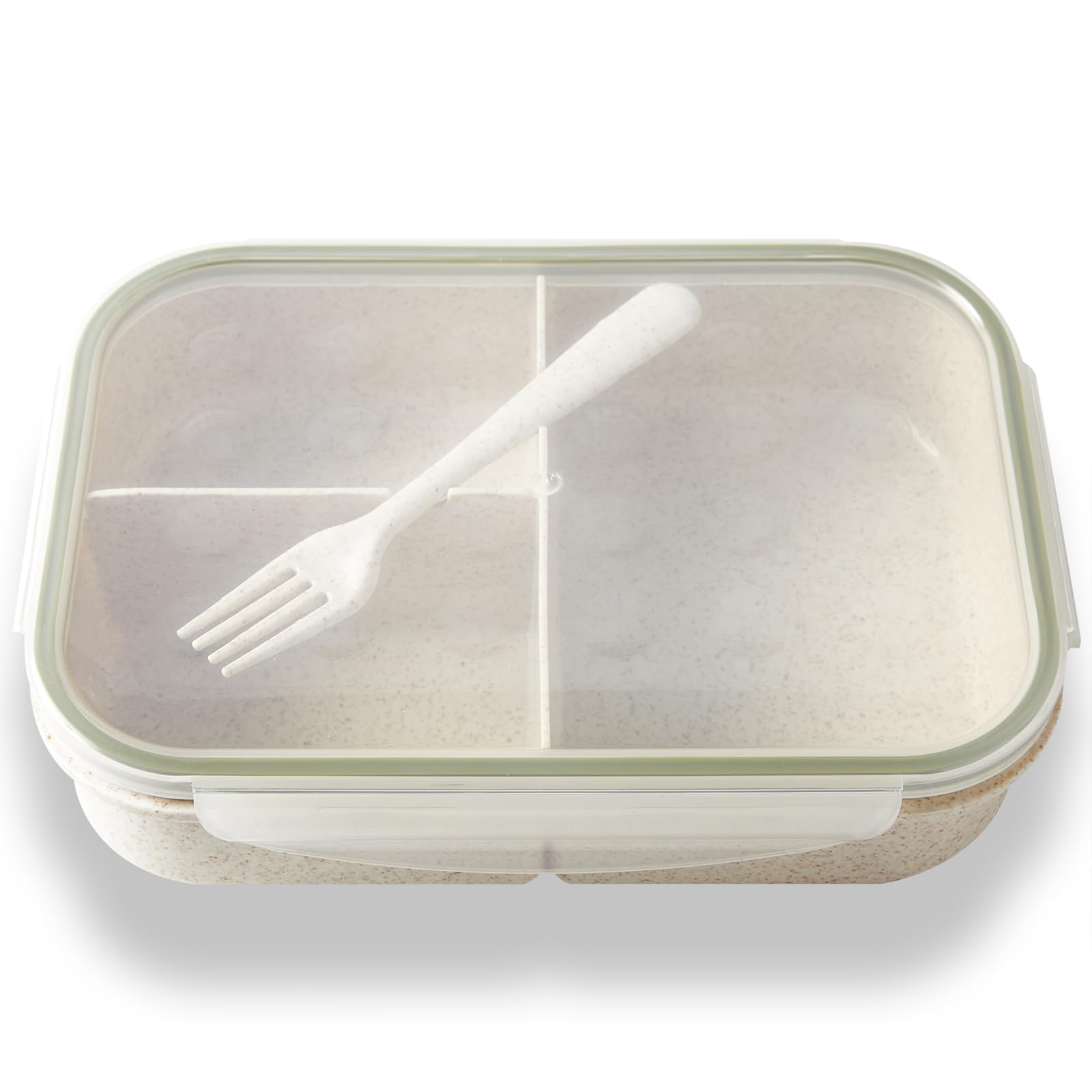 SEVENY Bento Box with natural wheat fiber material for daily meals.