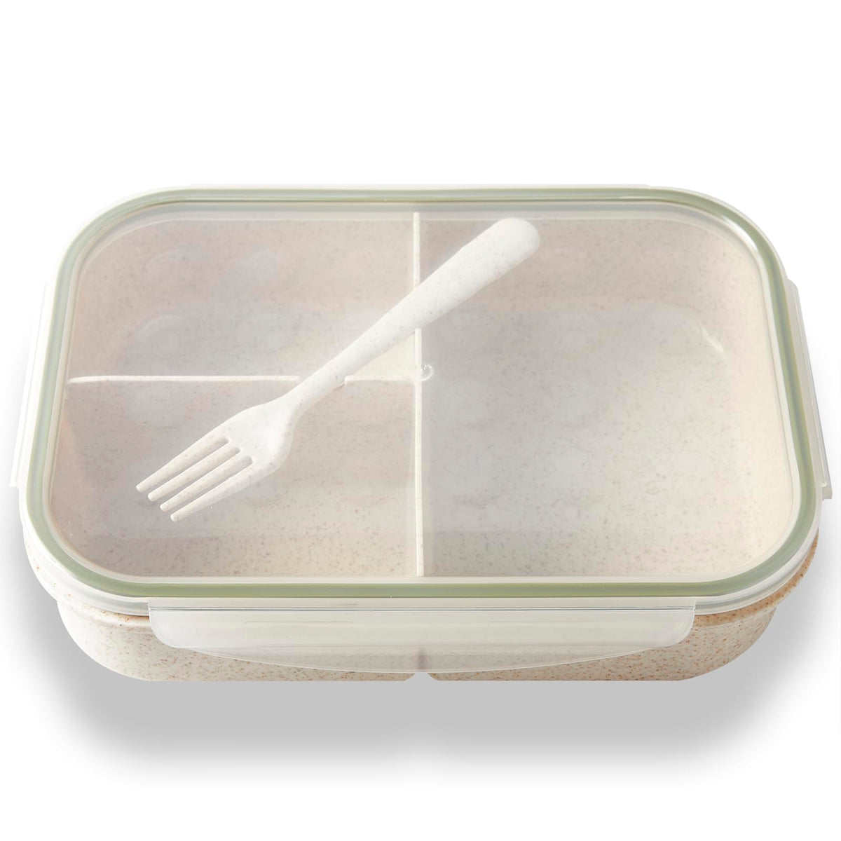 SEVENY Bento Box with natural wheat fiber material for daily meals.