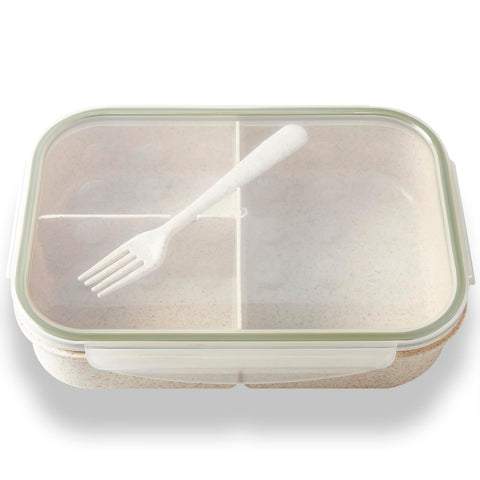 SEVENY Bento Box with natural wheat fiber material for daily meals.