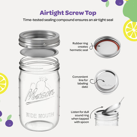 SEWANTA clear glass jar in fridge for visible contents