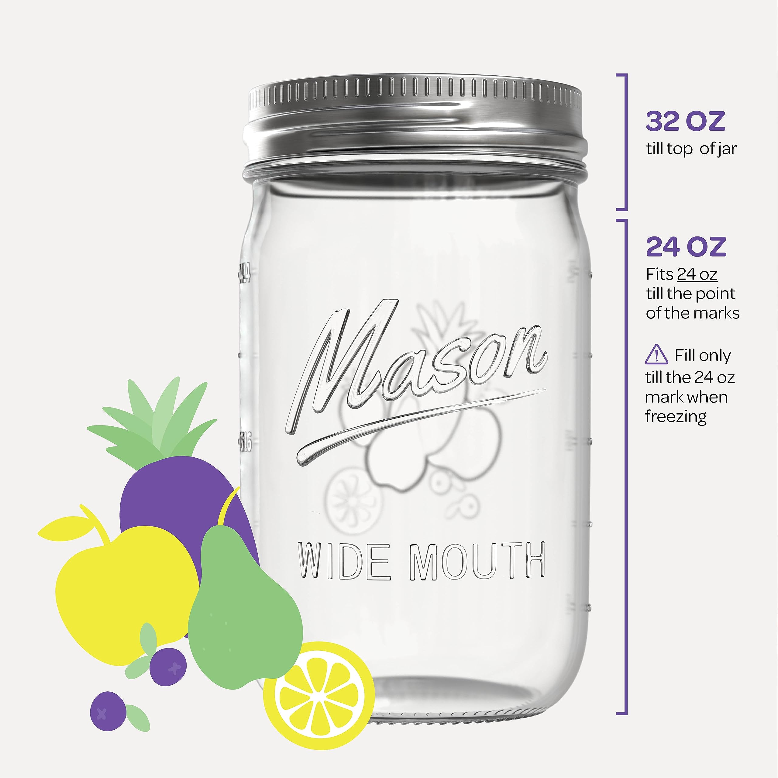 SEWANTA jar shown as microwave and dishwasher safe for easy cleaning
