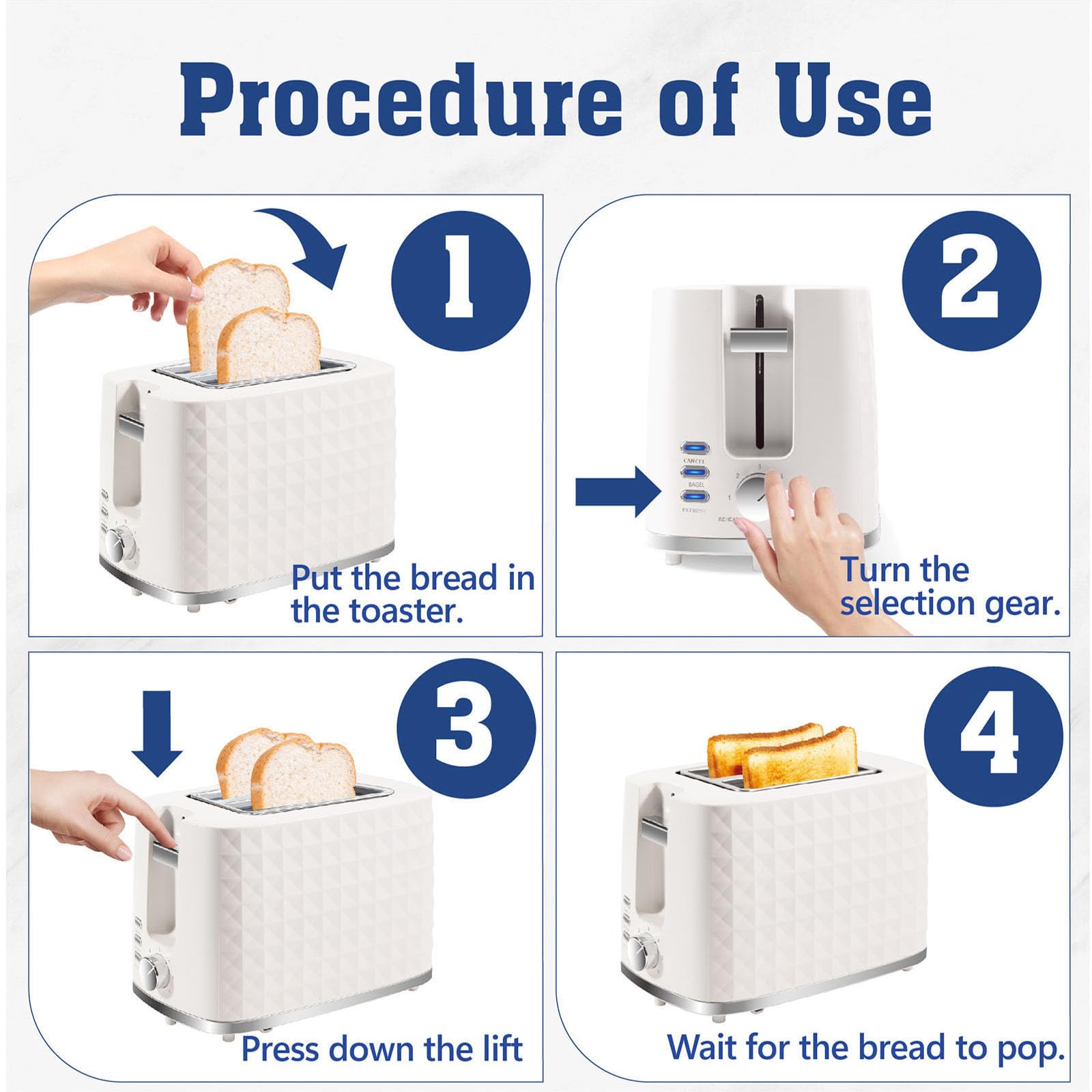 Seydere removable crumb tray keeps counters clean
