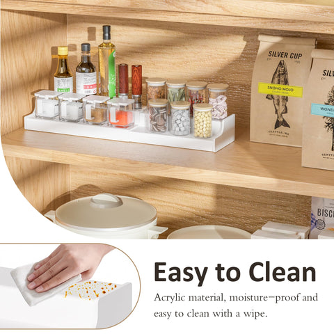 Sezanrpt moisture-resistant kitchen organizer protects contents from humidity.