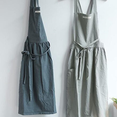 SF-ZXTINP machine-washable apron for simple cleanup after tasks.