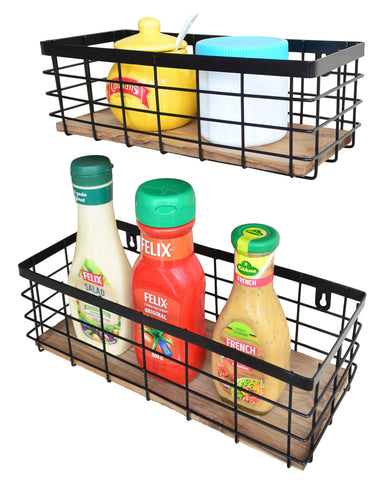 ShabbyDecor bathroom storage basket keeps toiletries tidy and easy to reach