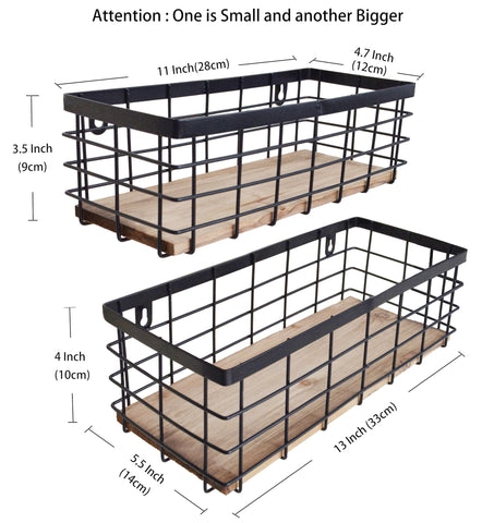 ShabbyDecor kitchen spice basket saves counter space while keeping bottles accessible