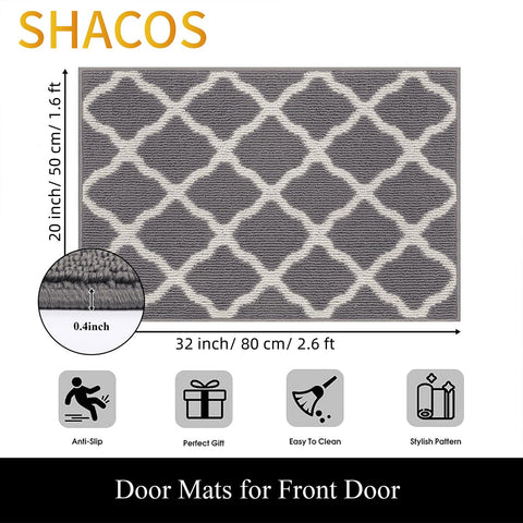 SHACOS indoor mat close-up: absorbent loops for mud and moisture