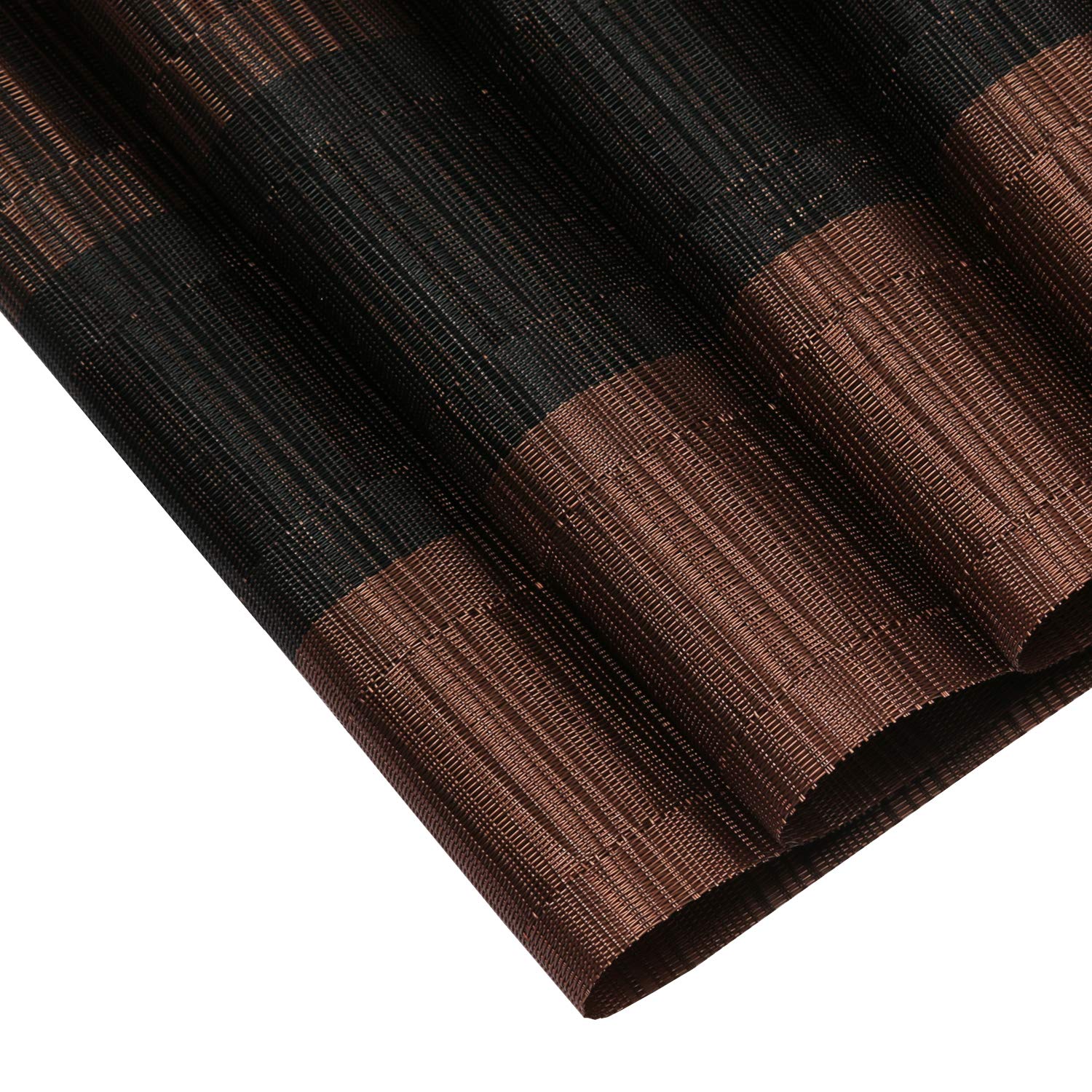 SHACOS placemats ombre coffee black outdoor patio table setting