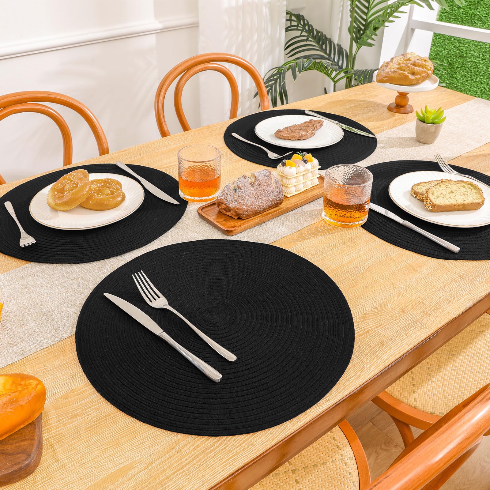 SHACOS placemats wipe clean feature for quick maintenance