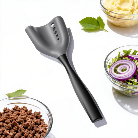 Shadowgallery meat chopper spatula ergonomic handle for comfortable grip