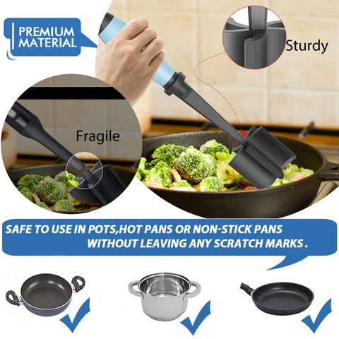 Shadowgallery meat masher aqua dishwasher safe for easy cleanup
