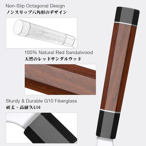 SHAN ZU blade with 10Cr15MoV core and edge retention for smooth cuts