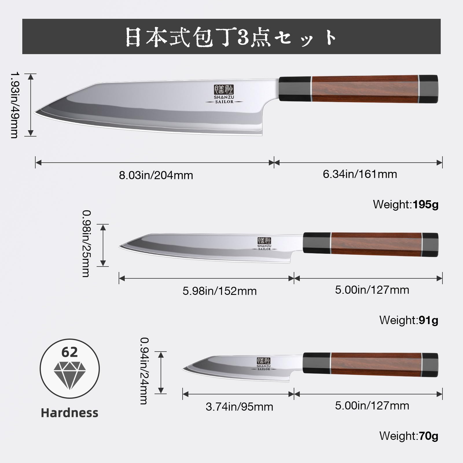 SHAN ZU sashimi-cutting capability enables delicate fish prep