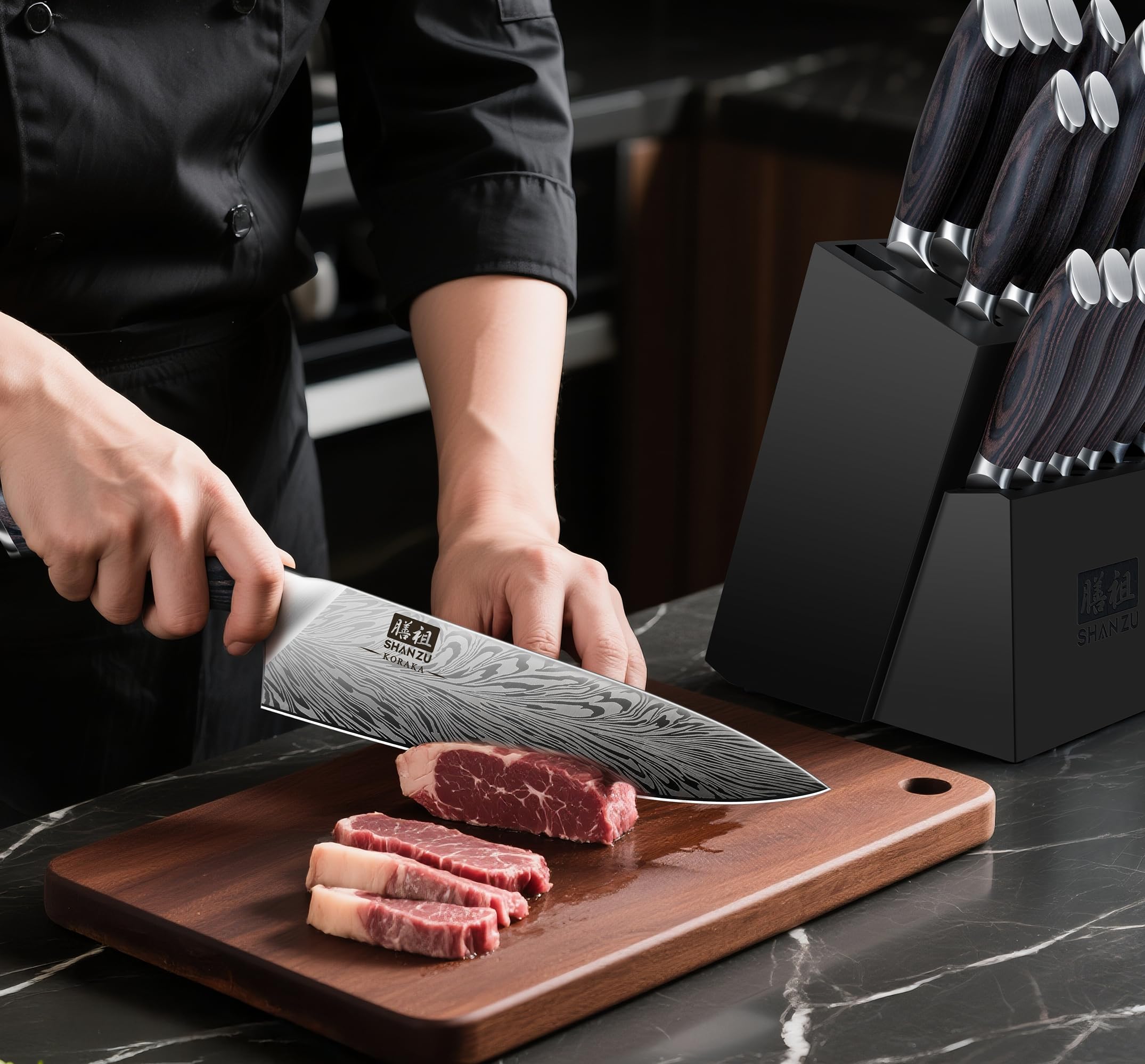 SHAN ZU 6-inch utility knife handles small tasks with precision