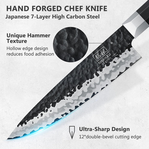 SHAN ZU 62HRC core knife edge for long-lasting sharpness