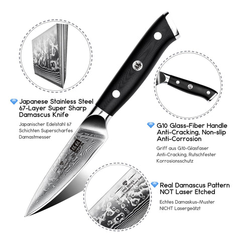 SHAN ZU 67-layer Damascus pattern highlights durability and rust resistance for daily use