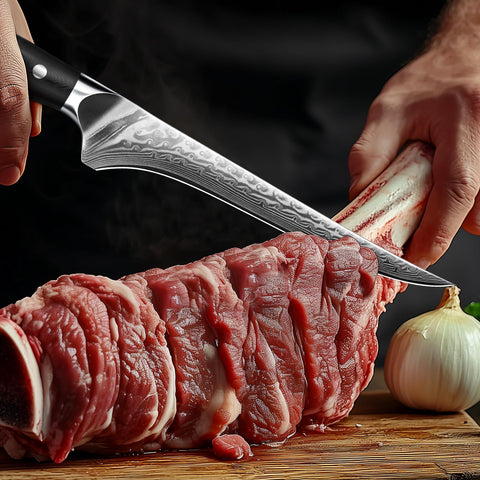 SHAN ZU 8-inch blade with 2.2 mm thickness for sturdy prep
