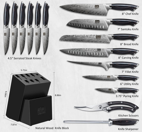 SHAN ZU 8-inch chef knife delivers precise slices for everyday cooking
